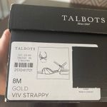 Talbots  Women's Gold Viv Strappy Block Heel Sandals Size 8M Photo 6
