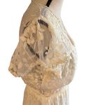 The Kooples Boho Tulle maxi dress smocked embroidered lace wedding bridal Sz3/L Photo 5