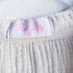 Pink Lily  Let Me Adore You Button Down Front Gauze Long Sleeve Blouse Photo 7