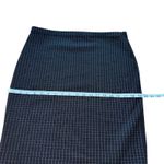 Max Studio  Women's black Plaid Midi Pencil Skirt‎ Career Office L Photo 4