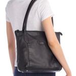 Lodis Siera black pebbled leather bag big size shoulder bag Photo 0