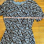 Reiss  Size 4 Short Sleeve Light Blue Printed Floral Dress Photo 7