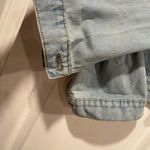 NWT New Collection Size M Light Wash Cotton Stretch Distressed Denim Jean Jacket Blue Size M Photo 6