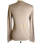 Royal Robbins Royal Robbins Abstract Leaves Tan Knit Button-Up Cardigan Small ROYC-531 Cotton Photo 6
