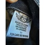 Vintage Y2K 2000’s Hint Jeans Denim Button Down Mini Skirt Size 11 New NOS Blue Photo 5