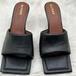 ALOHAS NEW  Black Puffy Mule Size 39 Square Toe Heels Photo 6