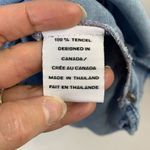 Neon Buddha Size S Shirt Dress Chambray 100% Tencel Long Sleeve V Photo 7