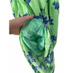 Likely Karrica Maxi Dress Green Blue Floral Print Cut Out Halter Size 8 NEW Photo 6
