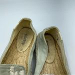 Soludos  Mint Green White Embroidery Slip On Espadrille Flats Womens 6 Boho Photo 13
