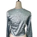VERO MODA Vero Mada Something New Women's Mia Satin Long Sleeve Wrap Top S NWT Photo 5