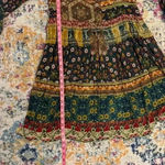 Rain & Rainbow Women’s Multi Ethnic Motifs Printed Bell Sleeves Kurta Size M Blue Size M Photo 13