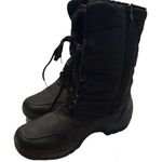 Lower East Side  Sz 10 Black Faux Fur Lined Boots Photo 0