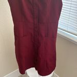 Dark red mini dress Photo 2