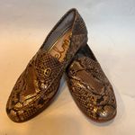 Sam Edelman Womens Loraine Horsebit Metallic Snake Print Loafers Size 6 Photo 0