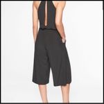 Athleta  Sol Black Wide Leg Cropped Jumpsuit - size 6 Photo 9
