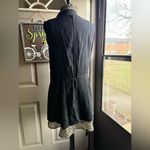 Vintage Dawn Joy Fashions sleeveless leopard print dress with scarf, size 14 Green Photo 6