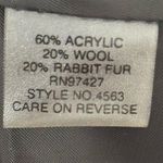 Dolce Cabo Wool and Rabbit Fur Blend Vest Size M Photo 5