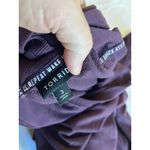 Torrid Lightweight Sweatshirt Criss Cross V Neck Back Size 3x Purple Lounge Act Photo 5