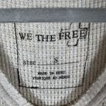 We The Free Free People Rockabilly Raglan Thermal Top Womens S Oatmeal Pullover Photo 5
