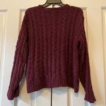 American Eagle Burgundy Sweater Photo 2