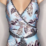New. Milea floral plunge neck one piece. Size 10 DD Photo 0