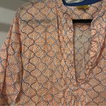 Roller Rabbit  Orange Blouse Photo 3