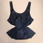 Black Lace Trim Cami Size M Photo 1