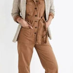 Madewell NEW Petite Long-Sleeve Tie-Waist Fatigue Jumpsuit, petite XS Photo 0