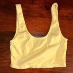 Aritzia  Wilfred Free Yellow Cropped Tank Top Photo 0
