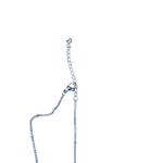 Silver Tone Initial Letter B Pave Crystal Bubble Charm Pendant Necklace New Photo 7