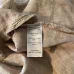 ONIA  linen button down sleeveless high/low dress swimsuit cover tunic w/pockets. Photo 5