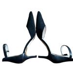 Louise et Cie  black suede kitten heels sz 7 Photo 9