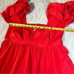 Free People  Size S Lindsay Babydoll Dress Coral Orange Cruise Resort Coastal Photo 5