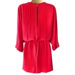ZARA NWOT ~ Red Low Cut Playsuit Romper Short Onesie Jumpsuit ~ Women's Size XL Photo 3