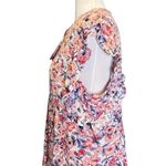 Knox Rose  Dress Womens Pink Floral Ruffle Tiered Babydoll Size Large Photo 2