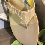 Leather Kitten Heels Tan Sandals Size 8 Photo 5