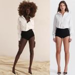 House Of CB Tahni Black high waisted shorts Photo 5