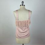 Sincerely Jules  Blush Pink Feather Tank Top Photo 4