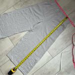 Adrianna Papell  Light Gray Rayon Crinkle Wide Leg Pull-On Pants size M Photo 2