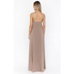 Show Me Your Mumu Madrid Gown Dress Dune Stretch Taupe Dusty Pink XXL Bridesmaid Photo 1