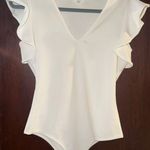 TCEC  Bodysuit White Ruffles Photo 1