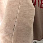 Victorias Secret PINK Utah Utes Oversized Distressed Long Sleeve Size L Tan Size L Photo 4