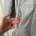 Athleta Cya Stronger Long Fleece Hoodie Jacket Heather Grey Size M Photo 2