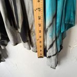 Art of Cloth Tie Dye Ombre Asymmetrical Tunic Top Lagenlook Artsy Festival Boho Purple Size M Photo 3