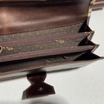 Lot Of 4 Real Handmade Animal Print Fur Leather Loop Closure Wallet/Hand Clutch Photo 8