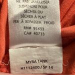 Horny Toad  Myra Tank Top Layered Draped Front Orange Size Women’s Small H1112400 Photo 8