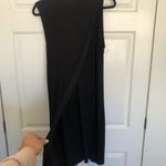 Black “T” Alexander Wang Slim Slit Tank Dress with Pocket Size S Photo 6