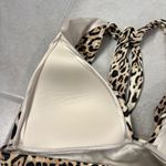 Victoria's Secret Victoria Secret Leopard Print Ruched One Piece Halter Swim Suit Size M  Photo 6