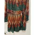 Ramy Brook Michaela Sequin Chevron Wrap Minidress Multicolor Plus Size 3 XL NWT Photo 6