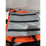 The North Face  Messenger Laptop Bag Orange Black Shoulder Bag w/ FAUSTO Embroid Photo 8